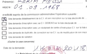 «La campagne de collecte des parrainages de Karim Meissa WADE démarre le 8 Septembre 2018 » (CD PDS)
