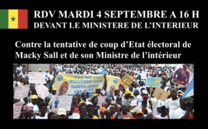 Manisfestation de l'opposition en direct  ( Ministère de l'interieur Sénégal )
