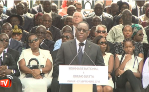 Intégralité de l'hommage rendu à Bruno Diatta par le président de la République Macky Sall