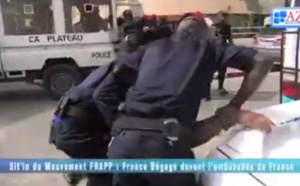 Ambassade de France: les images de l'arrestation musclée de Guy Marius Sagna