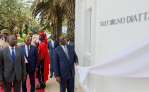 Photos : La salle du conseil des Ministres baptisée du nom de Bruno Diatta,