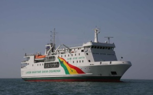 Liaison maritime Dakar-Ziguinchor: Le Cosama cloue Aline Sitoé Diatta à quai, sans explication