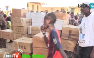 Kaolack:  le banquier Moustapha Sow offre un  lot de fournitures à son ancienne école