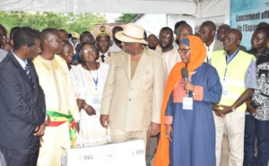 Lancement des travaux de l'Espace Numérique Ouvert (ENO) de Kolda par le chef de l'Etat Macky Sall