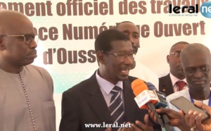 Mary Teuw Niane, ministre de l’enseignement supérieur, « avec l’Eno, le Sénégal disposera en 2022 d’un potentiel de 21 000 Places simultanées en visioconférence »