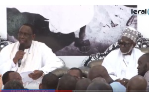 VIDEO: Macky Sall à Serigne Mountakha Mbacké : "Personnellement, je vous demande de prier pour ma réélection"