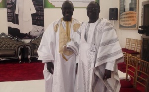 Photos : Ousmane Thiongane en toute complicité avec Khadim Samb