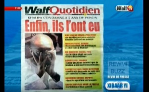 Revue de presse WalfTv du mardi 30 Octobre 2018 en images