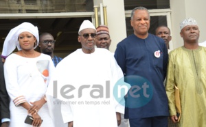 Photos : Séance de travail entre Me Sidiki Kaba et son homologue nigerian, Geoffrey Onyeama
