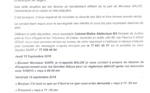 Ousmane Sonko au coeur d’un scandale - Voici les  effarants sms du bras droit du leader du parti Pastef, Abdourahmane Baldé, envoyés à l’homme d’affaires Tahirou Sarr!