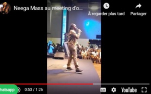 Meeting de Ousmane Sonko: Neega Mass a fait l’ouverture avec la lettre « P »