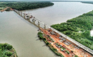 Voici le pont qui rallie le Sénégal à la Gambie