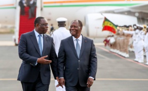Arrivée du Président de la République de Côte d'Ivoire Alassane Ouattara à Dakar