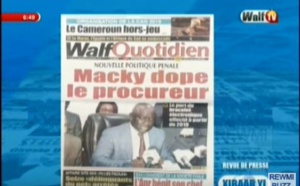 Revue de Presse WalfTv du Samedi 01 Décembre 2018 en images