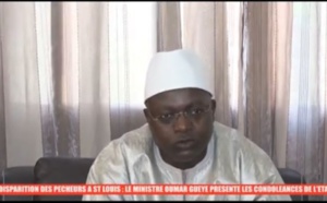 Chavirement de deux pirogues à Saint-Louis : Le ministre Oumar Guèye présente les condoléances de l'Etat 
