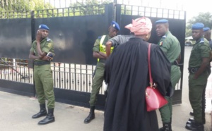 Procès Khalifa Sall : La Cour suprême sous haute surveillance policière (images)