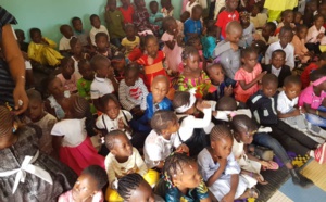 Photos : Les enfants du village d'enfants SOS de Kaolack fêtés par Adji Mergane Kanouté