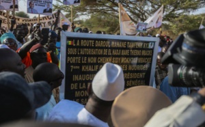 Photos : La route Serigne Sidy Mokhtar Mbacké Darou Mousty- Touba Rouf - Darou Marnane inaugurée