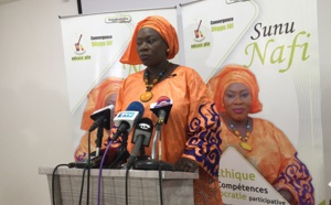 Sa candidature à la Présidentielle 2019 retirée : Nafissatou Wade accuse l'Etat 