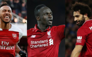 CAF Awards : Sadio Mané, Salah et Aubameyang finalistes