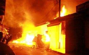 (Vidéo + photos) Saint-Louis : Violent incendie au quartier Sud, d'importants dégâts enregistrés 