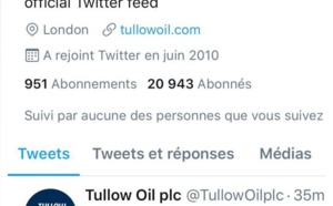 Démenti officiel sur Twitter : " Tullow Oil PLC n'a effectué aucun paiement à Ousmane Sonko, les documents sonts des faux évidents" (Document) 