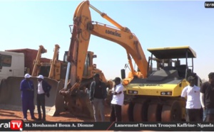 Vidéo : Le PM Dionne lance les travaux du tronçon Kaffrine-Nganda dans le Ndoucoumane 