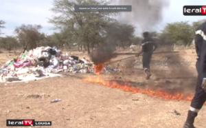 VIDEO - Commerce: Le Service régional de Louga incinère des produits impropres estimés à plus de 6 millions FCFA