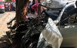 Les images de l'accident qui a fait six morts et 3 blessés à Amitié (âmes sembles s’abstenir)