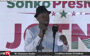VIDEO - Ousmane Sonko: "C'est à partir de Kaolack qu'on pourra développer le Sénégal"