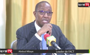 Vidéo - Abdoul Mbaye : "Pendant 7 ans, Macky Sall a soumis les pans de la justice à ses objectif politiques"