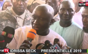VIDEO - A Dissong Passy, Idrissa Seck déplore le mauvais déroulement de la campagne arachidière