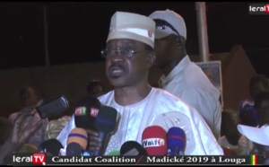 VIDEO - Madické Niang à Louga: "Dama dèm Fatick todie ko, gneuw fi todie fi radiakh"