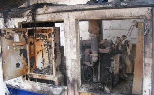 Les Images de la casse de l’usine de fabrication des dosettes d’Alcool
