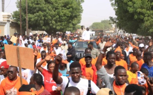 PHOTOS - Présidentielle 2019: Accueil populaire de la caravane "Orange" d'Idrissa Seck à Diourbel