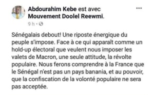 Pourquoi la gendarmerie a arrêté le colonel Kébé