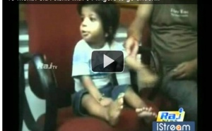 Un petit indien est né avec 34 doigts (vidéo)