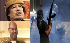 VIOLENTS COMBATS PRÈS DE LA RÉSIDENCE DE KADHAFI