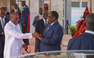 Photos : Alpha Condé à Dakar pour la prestation de serment de Macky Sall