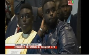VIDEO - Amadou et Ibrahima Sall aux premières loges à la prestation de serment de leur père