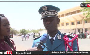 VIDEO - Fête du 4 avril 2019 à Louga : Le commissaire Babacar Badji magnifie le thème de la citoyenneté