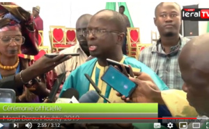 VIDEO - Modou Diagne Fada: « le khalife a joué son rôle de régulateur social, en demandant à l’opposition de répondre au dialogue »
