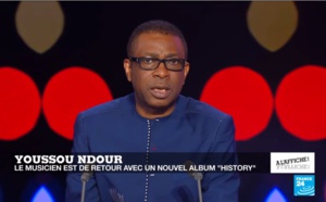 Youssou Ndour présente l'album « History » sur France 24