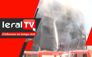 Avenue Blaise Diagne: Voici le film de l'incendie de l'immeuble Scrupuldos