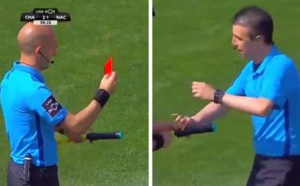 VIDEO - Un arbitre reçoit un carton rouge pour... une pause pipi en plein match