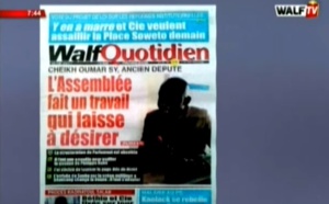 VIDEO - Revue de Presse WalfTv du Vendredi 03 Mai 2019 en images