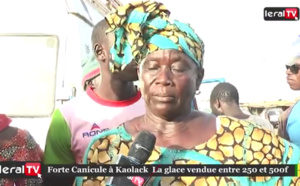 VIDEO - Forte canicule à Kaolack : Le prix de la glace entre 250 et 500 francs