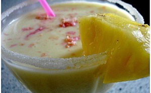 Milk shake léger à l’ananas et fromage blanc
