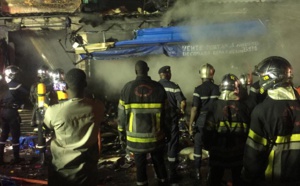 Sandaga: Un incendie emporte tout sur son passage, avant d'être maîtrisé par les sapeurs-pompiers