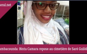 AUDIO - Tambacounda: Bineta Camara repose au cimetière de Saré Guilèle